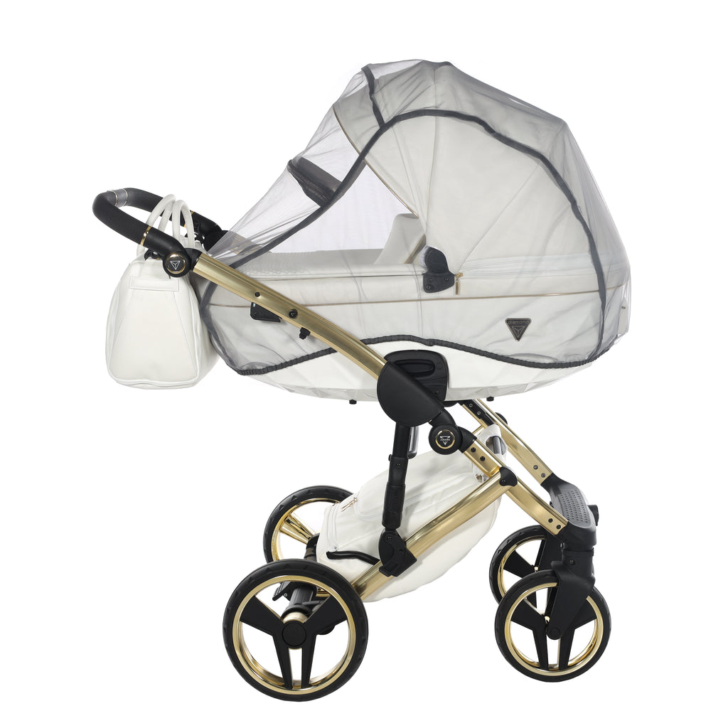 Junama Individual Fluo 3in1 Travel System | White Gold