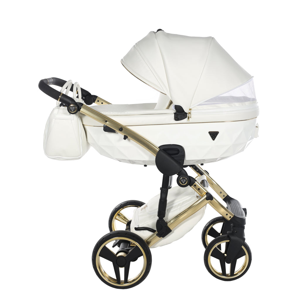 Junama Individual Fluo 4in1 Travel System | White Gold