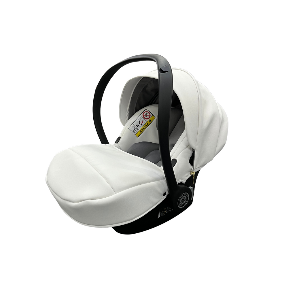 Junama Individual Fluo 3in1 Travel System | White Silver