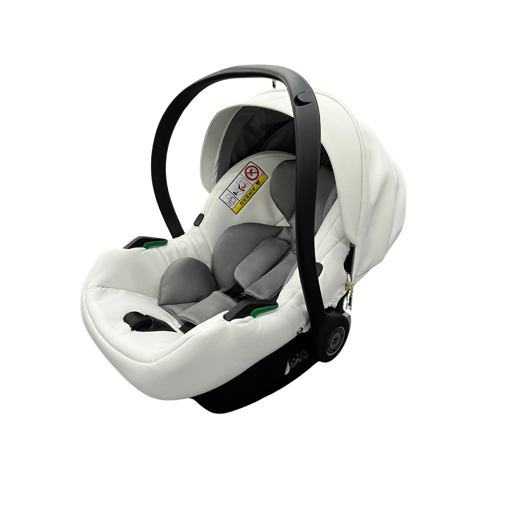 Junama Individual Fluo 3in1 Travel System | White Silver