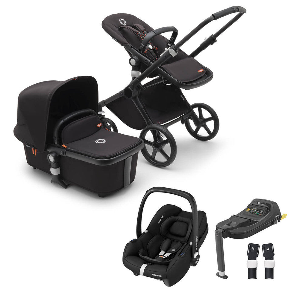 Bugaboo Fox Cub & Cabriofix Bundle | Midnight Black