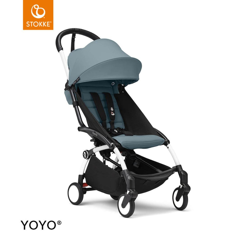 Stokke YOYO³ Stroller from Newborn to Toddler | Aqua