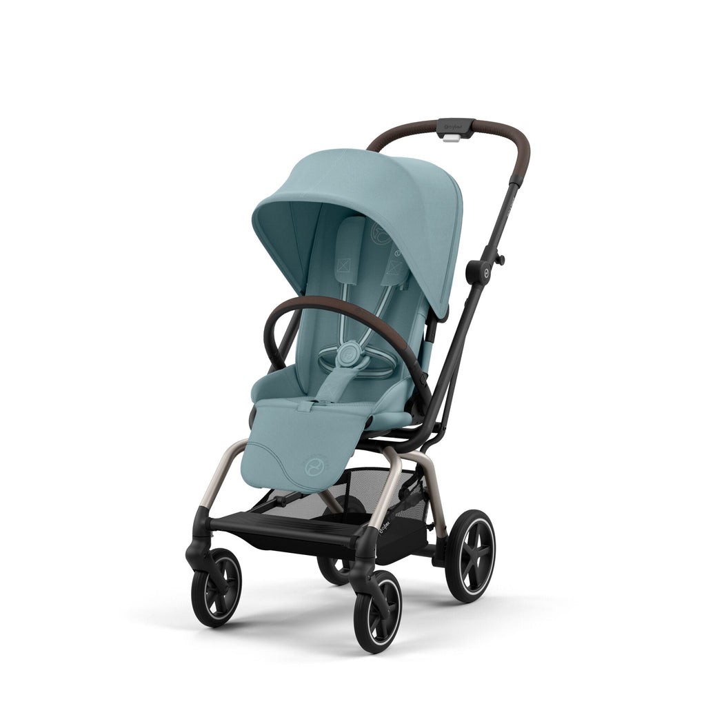 Cybex Eezy S Twist+ 2 Stroller | Stormy Blue on Taupe