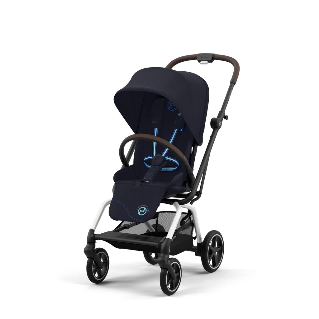 Cybex Eezy S Twist+ 2  Stroller | Dark Blue on Silver