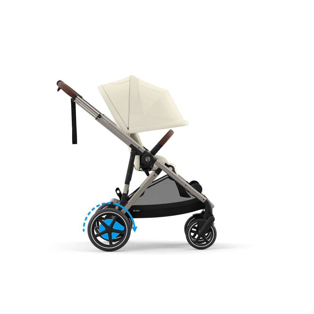 Cybex e-Gazelle S Pushchair 2024 Essential Bundle  - Taupe | Seashell Beige