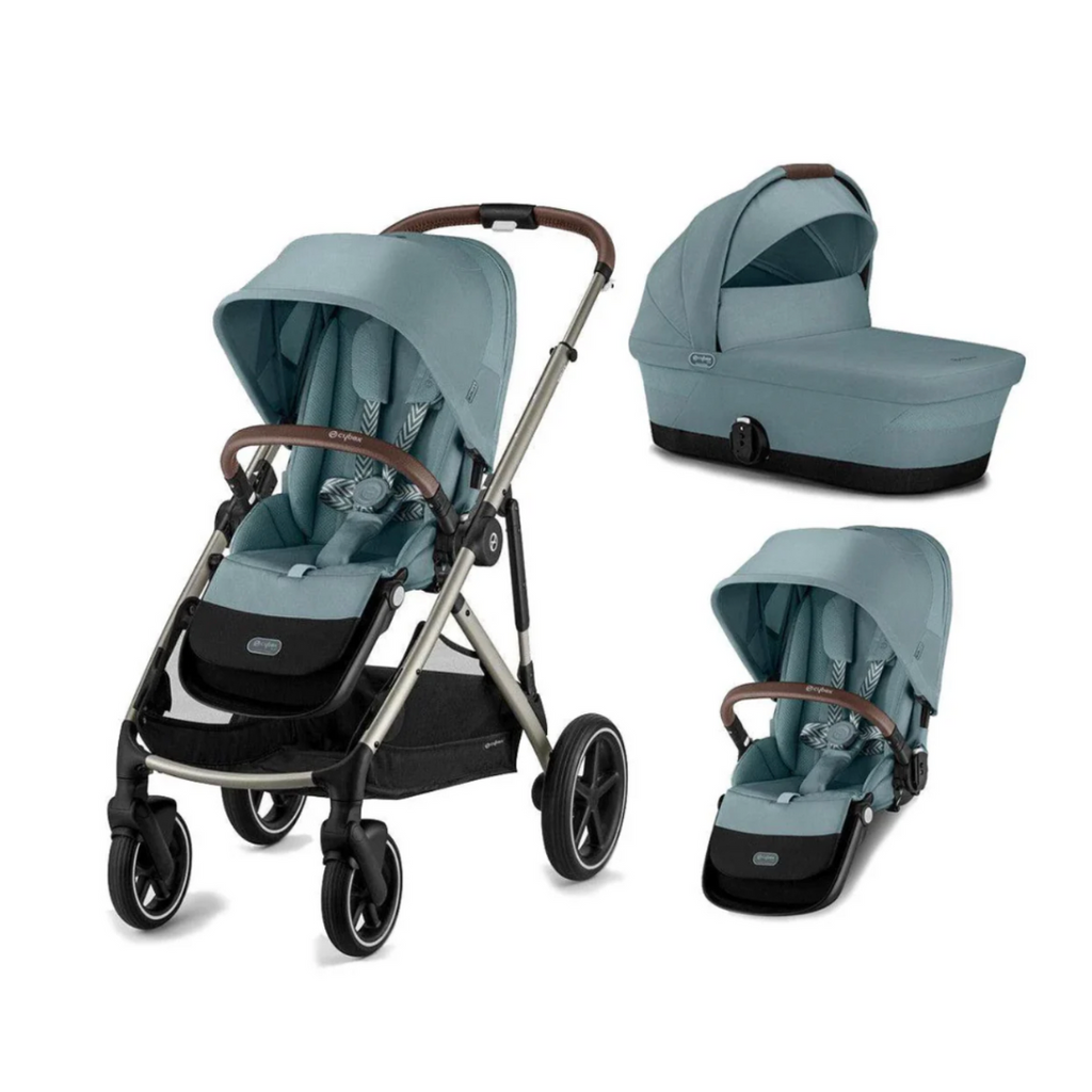 Cybex Gazelle S Double Pushchair  | Stormy Blue