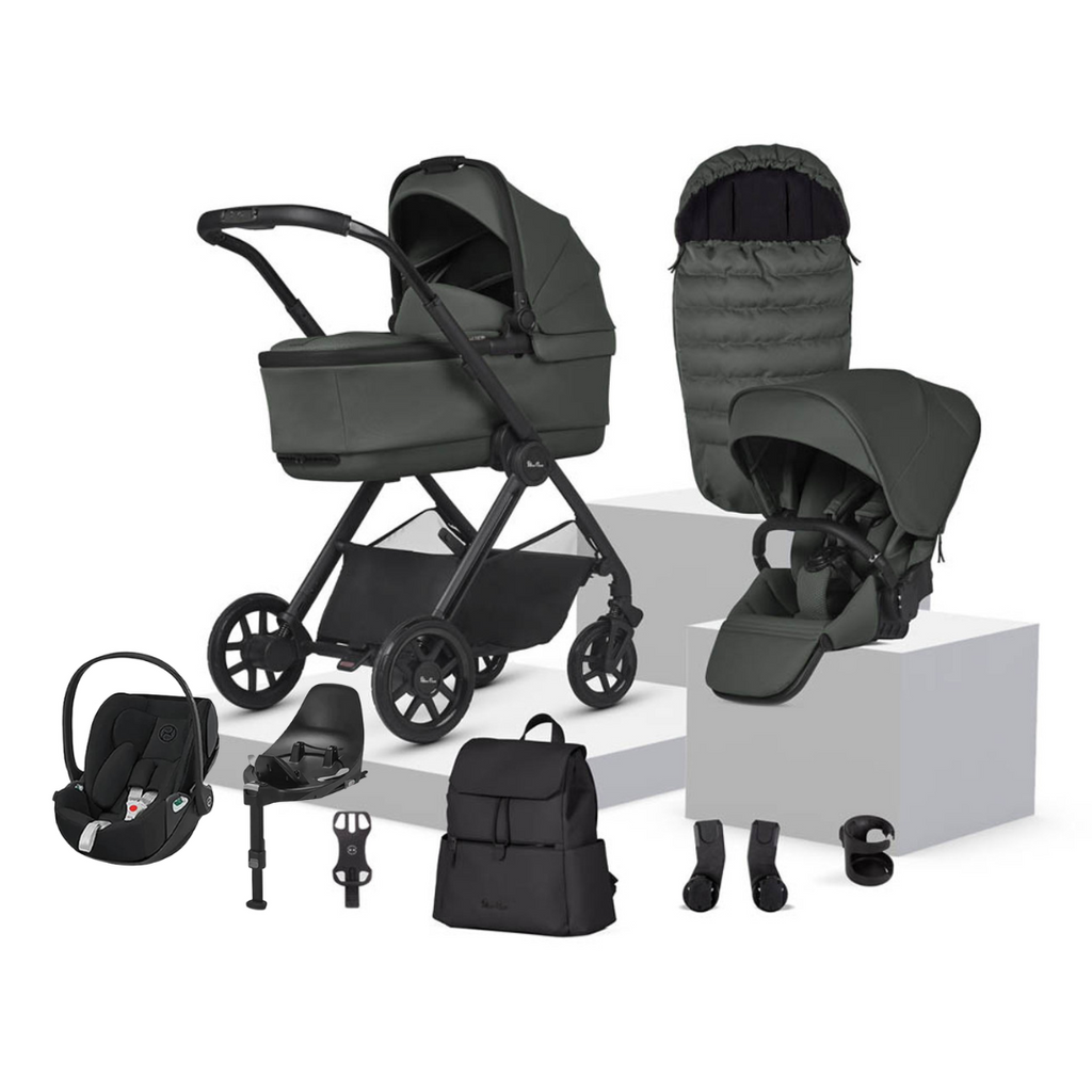 Silver Cross Reef 2 Pushchair Ultimate Cybex Cloud T Bundle | Pewter