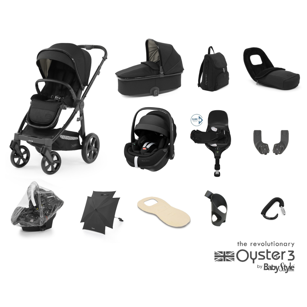 BabyStyle Oyster 3 Pebble 360 Pro Ultimate Bundle Pixel
