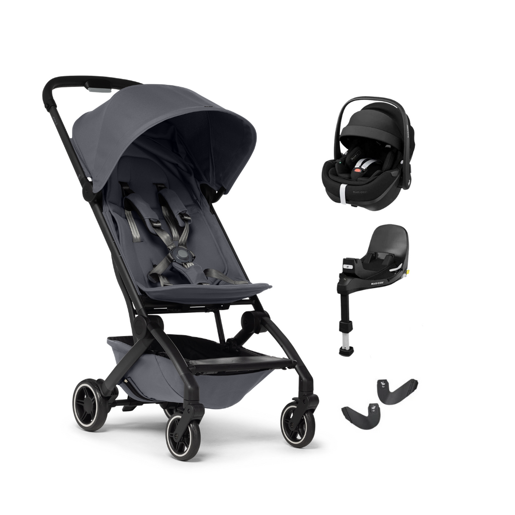 Joolz Aer+ Pushchair & Pebble 360 Pro2 Travel System - Stone Grey