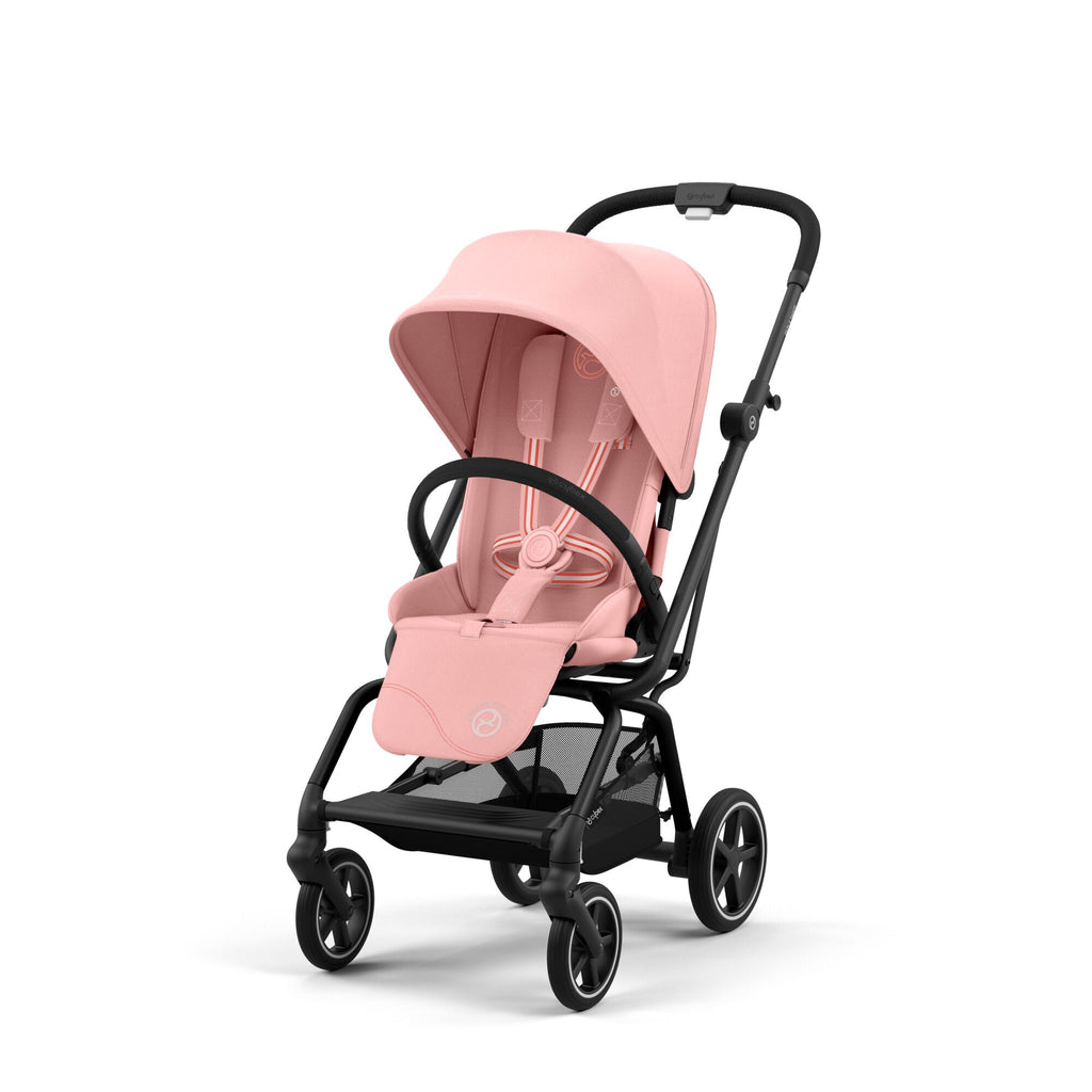 Cybex Eezy S Twist+ 2 Stroller | Candy Pink on Black