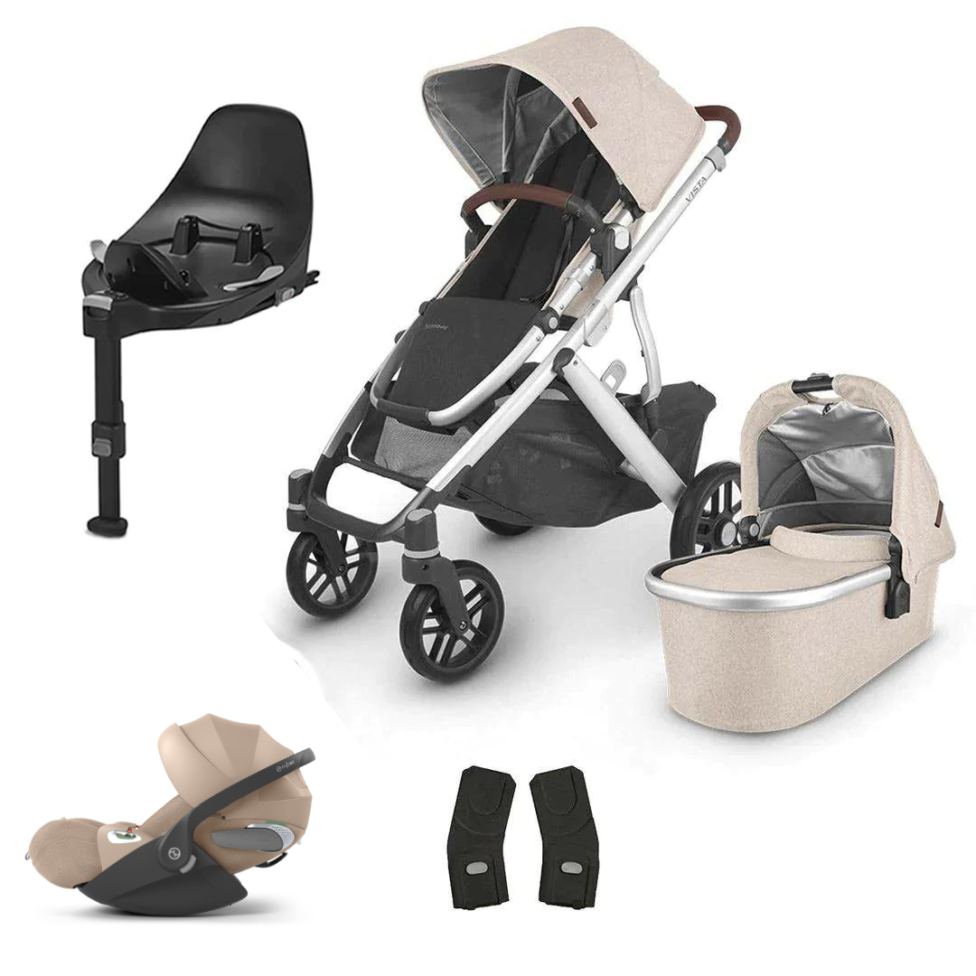 UPPAbaby Vista Cloud T Cozy Beige Travel System Declan