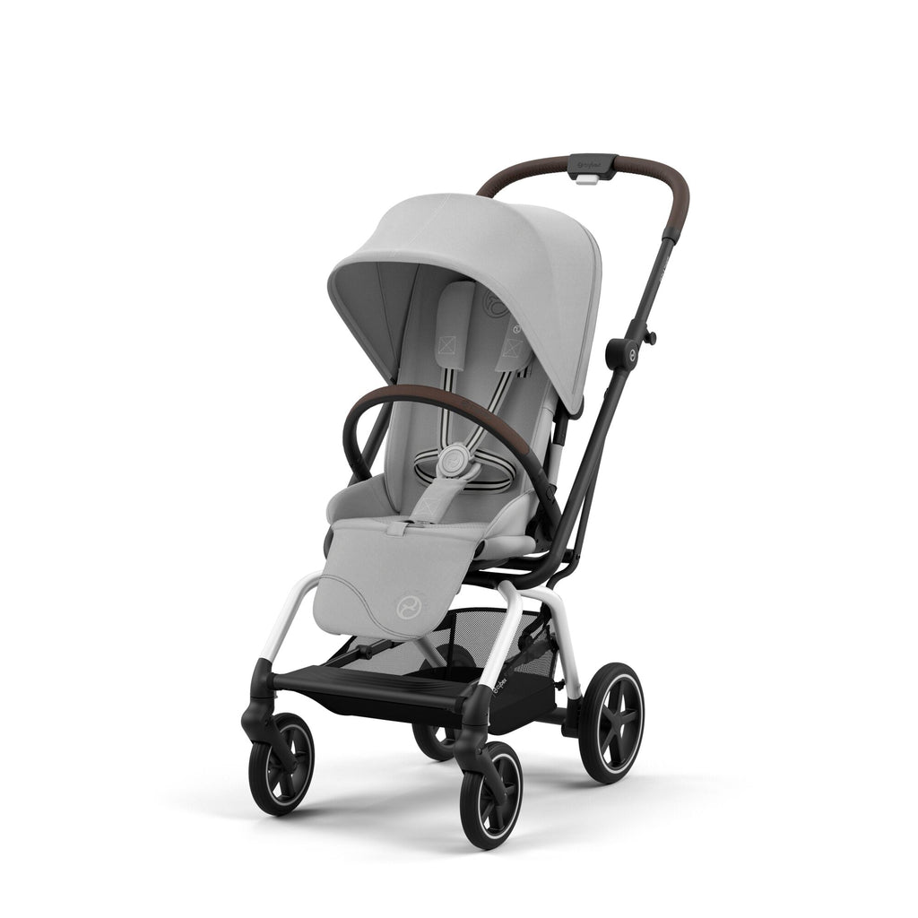 Cybex Eezy S Twist+ 2 Stroller | Fog Grey on Silver