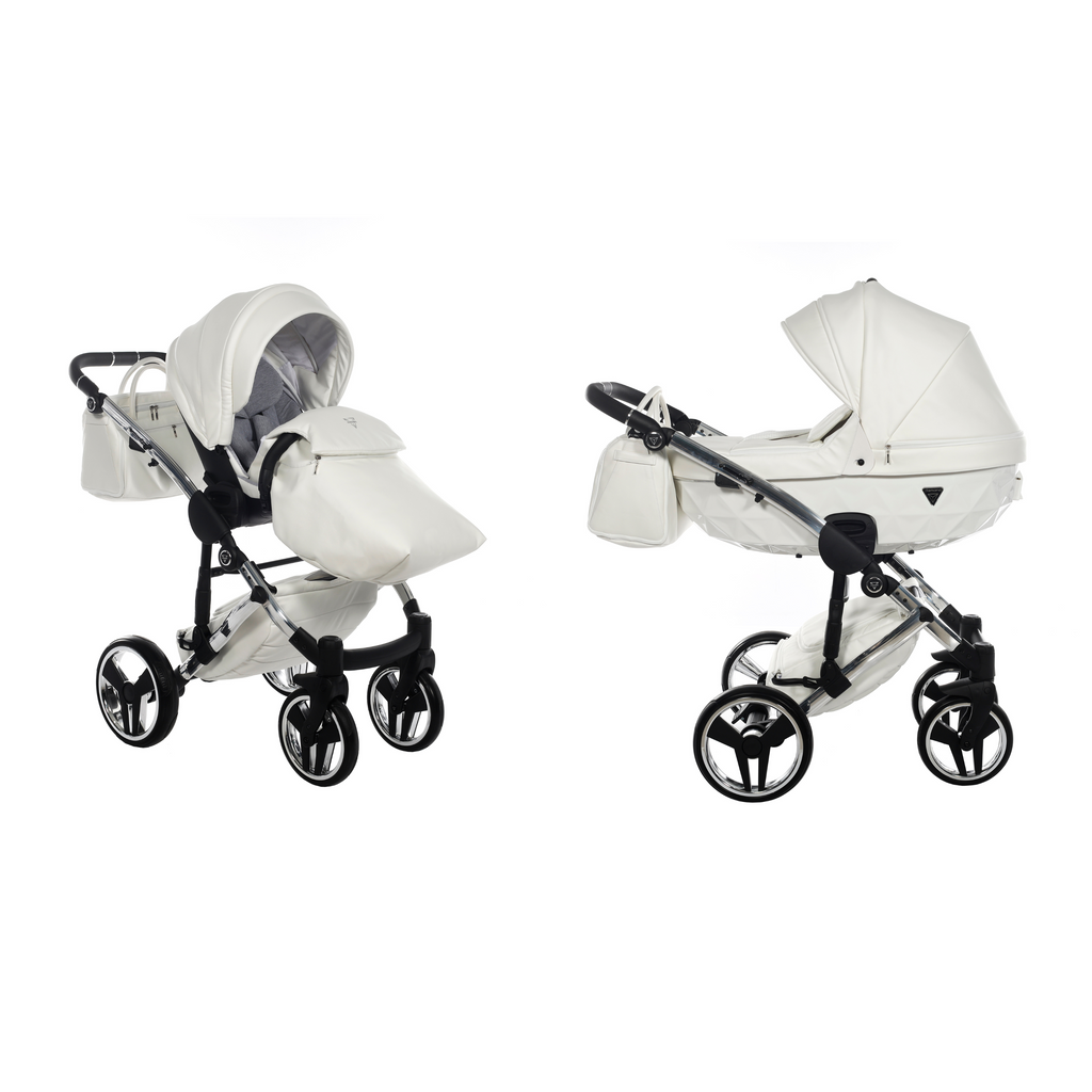 Junama Individual Fluo Pushchair | White Silver