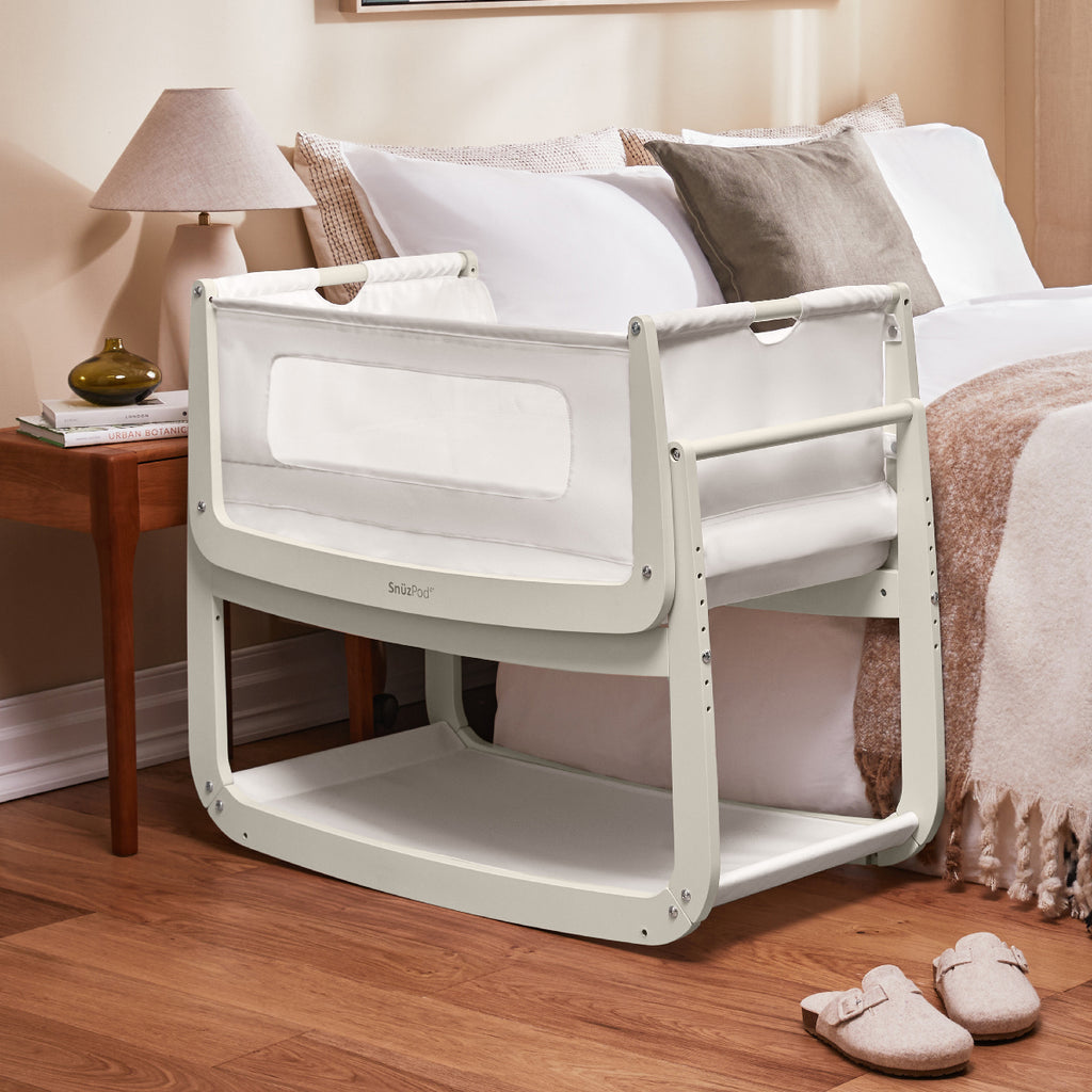 SnuzPod4 Bedside Crib - Barley