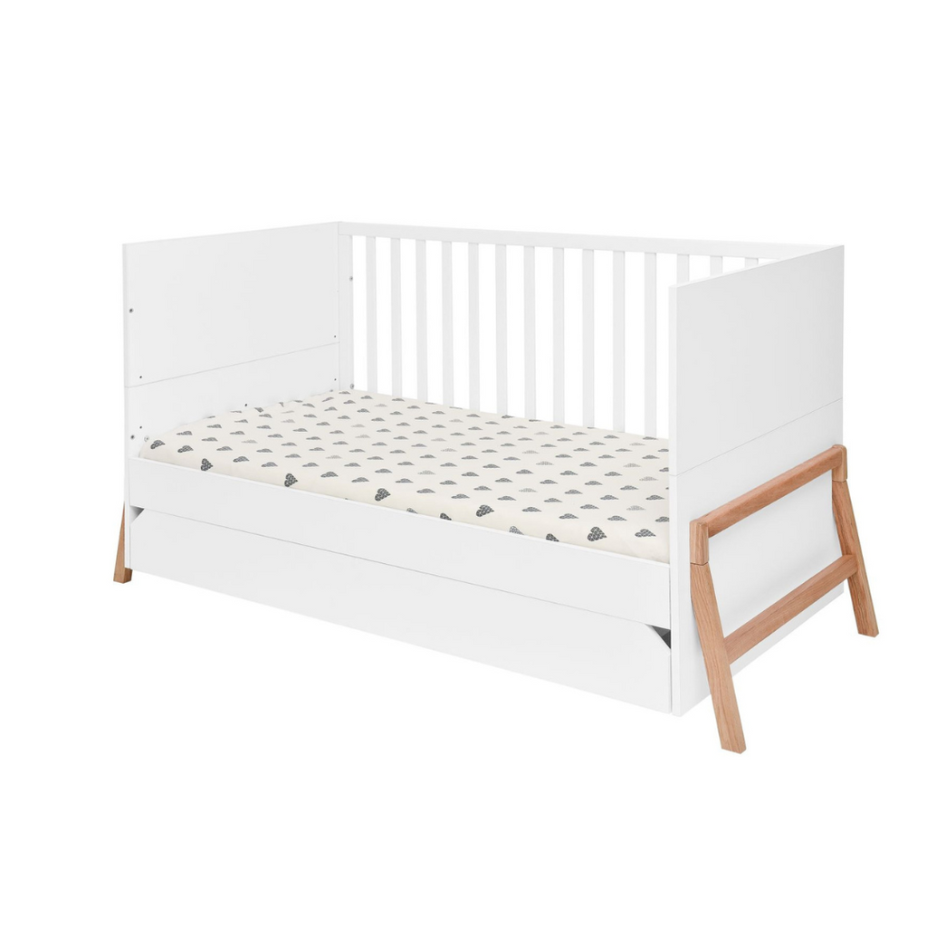 Lotta 3 Piece Nursery Furniture Room Set | White