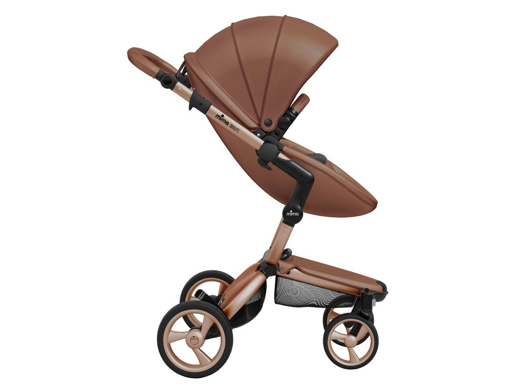 Mima Pushchair Bundle | Camel on Rose Gold Chassis