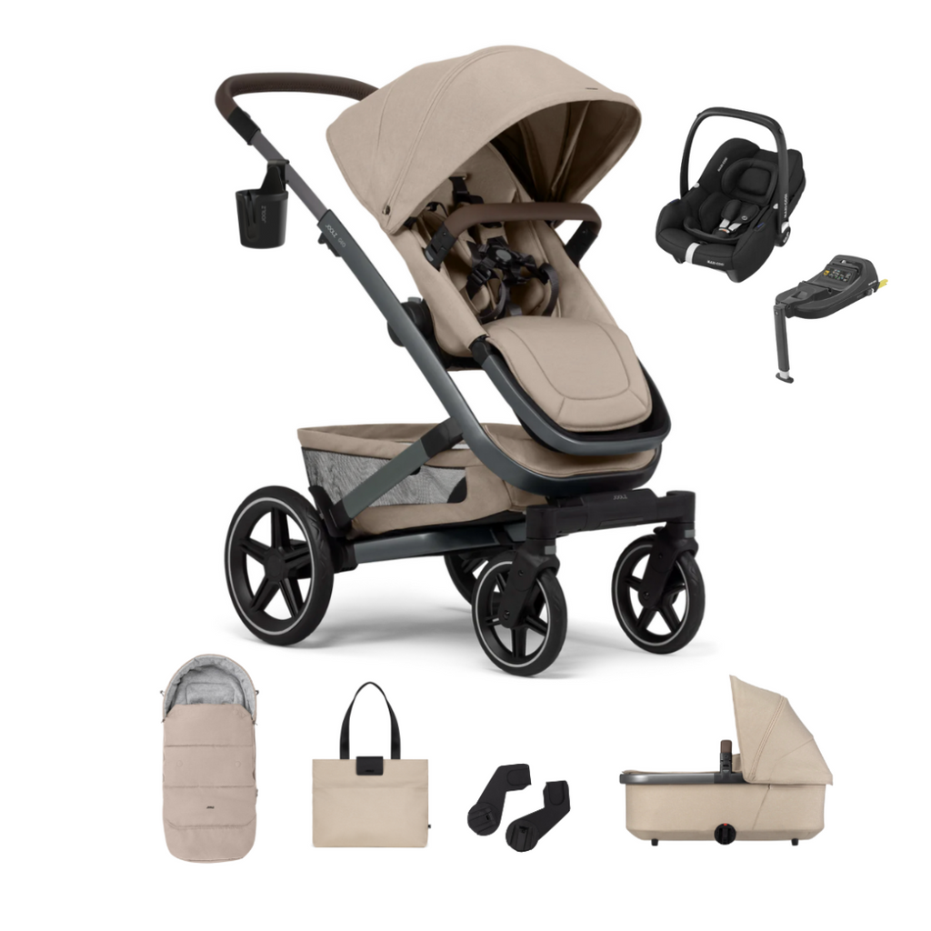 Joolz Geo3 Pushchair & Maxi-Cosi Cabriofix Bundle - Sandy Taupe