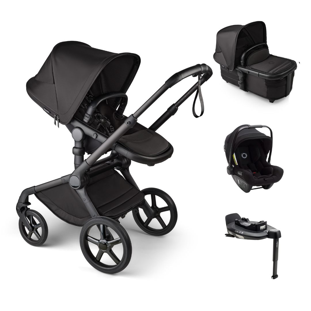 Bugaboo Fox 5 Complete Noir Limited Edition Travel System Black Moon