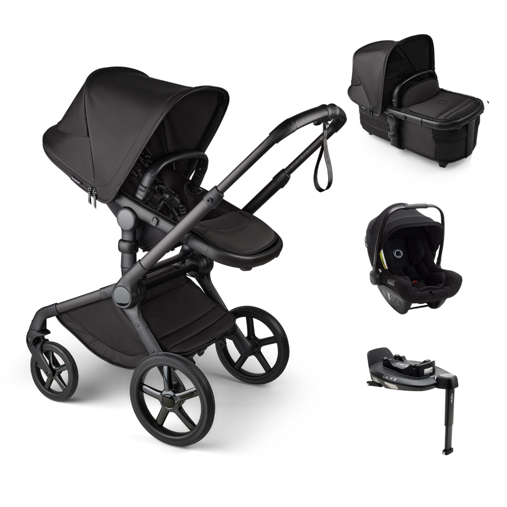 Bugaboo Fox 5 Complete Noir Limited Edition Travel System | Black Moonlight