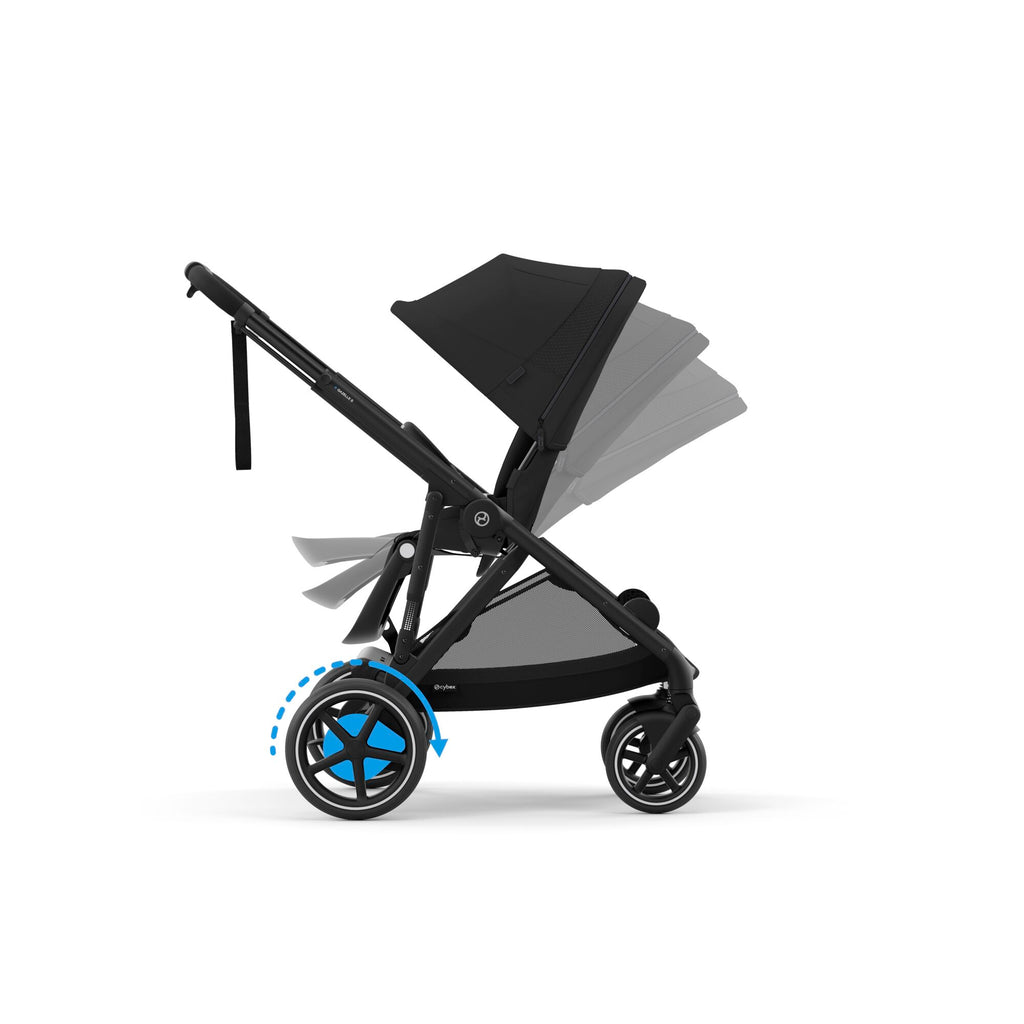 Cybex e-Gazelle S Pushchair 2024 Cloud T Bundle - Black | Moon Black