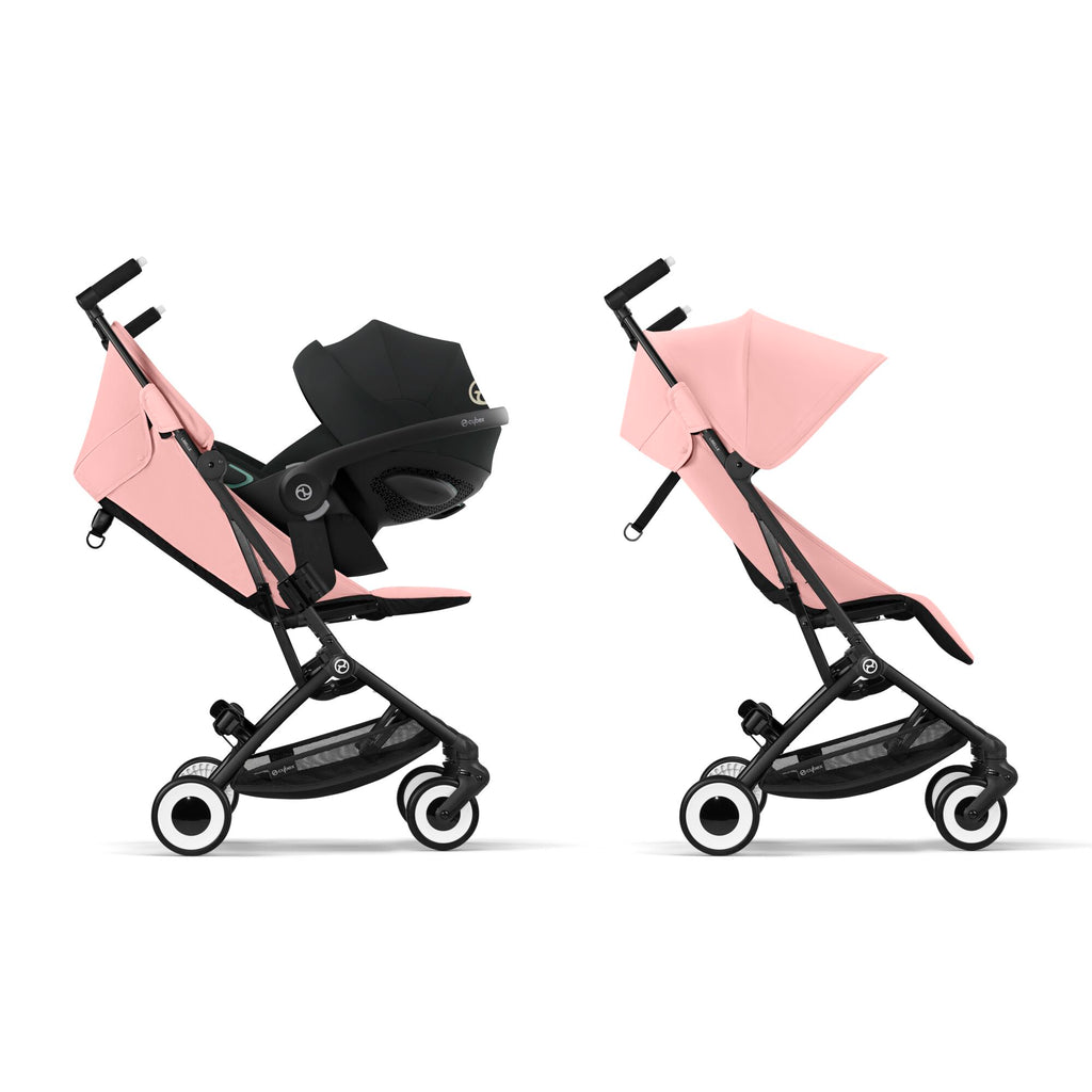 Cybex Eezy S Twist+ 2 Stroller | Candy Pink on Black