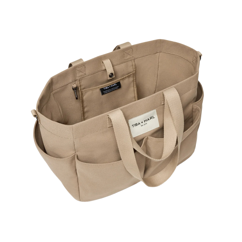 Tiba + Marl Canvas Pocket Tote | Desert