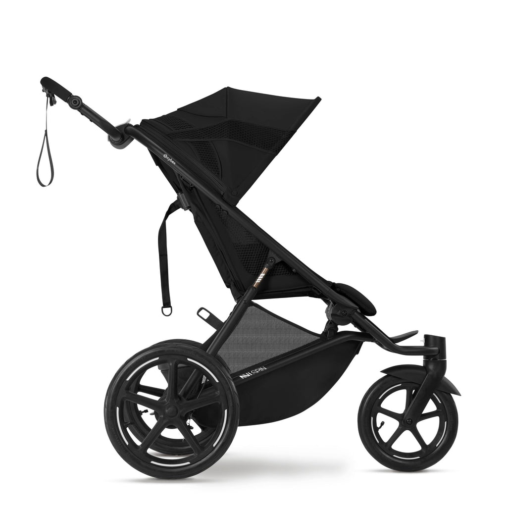 Cybex Avi Spin Stroller & Cloud G Bundle | Moon Black