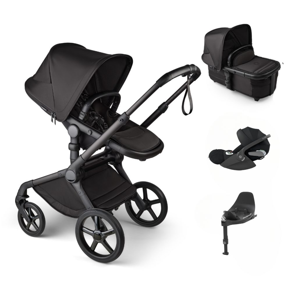 Bugaboo Fox 5 Complete Noir Limited Edition & Cloud T Bundle | Black Moonlight