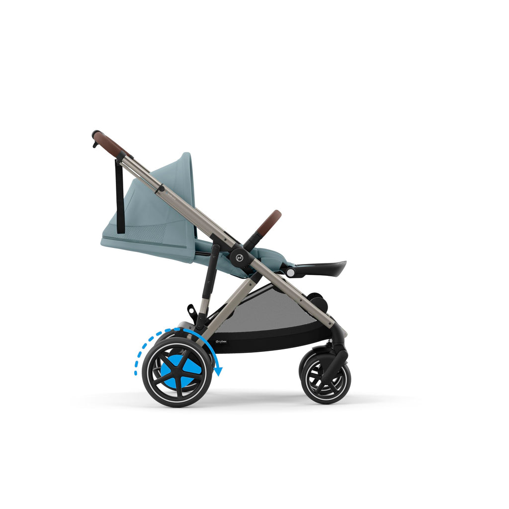 Cybex e-Gazelle S Pushchair 2024 Cloud T Bundle - Stormy Blue/ Sky Blue