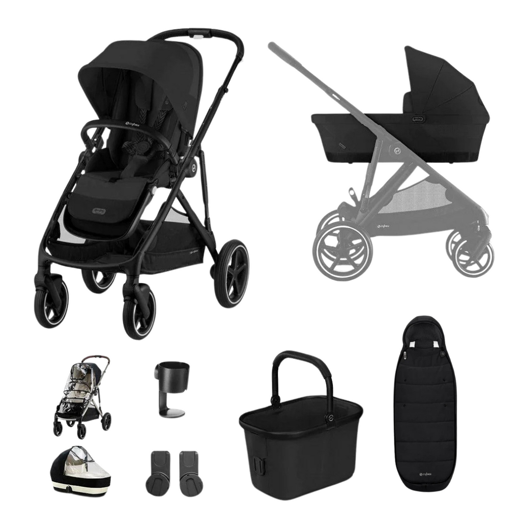 Cybex Gazelle S Essentials Bundle - Moon Black