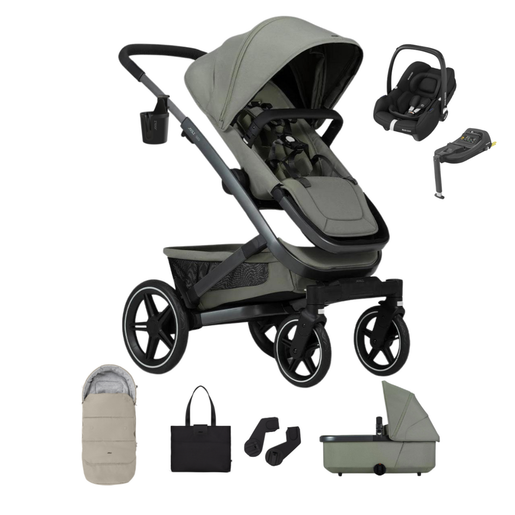 Joolz Geo3 Pushchair & Maxi-Cosi Cabriofix Bundle - Sage Green