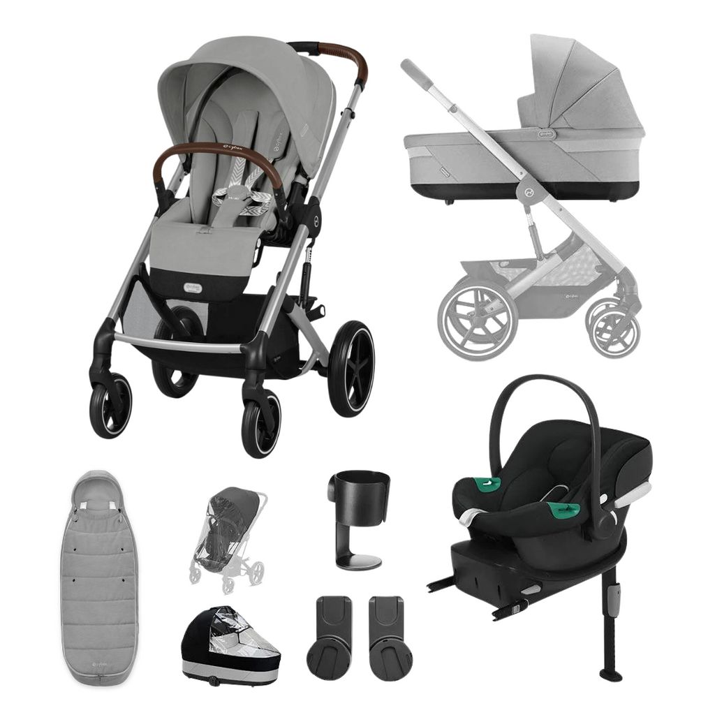 Cybex Balios S Lux Comfort Bundle | Stone Grey (2024)