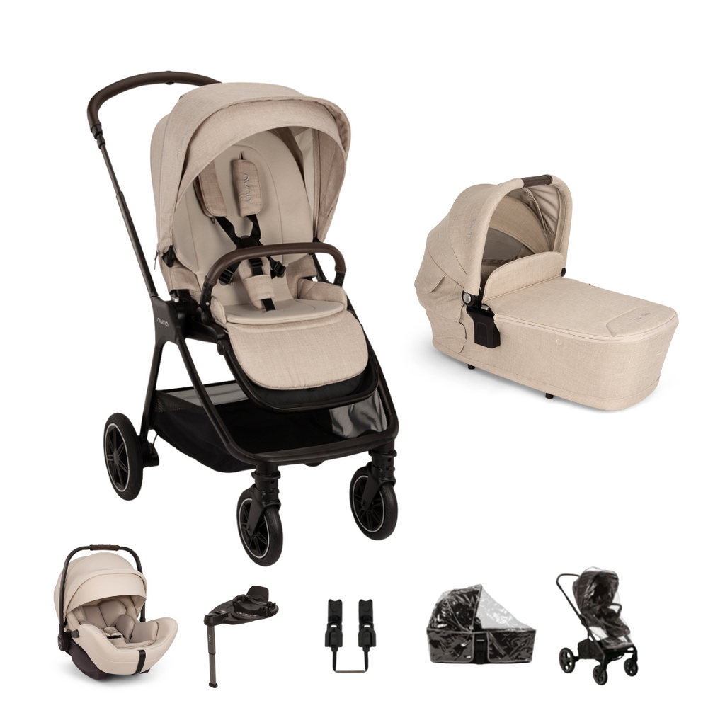 Nuna Nuna TRIV Next + ARRA Flex Travel System | Biscotti