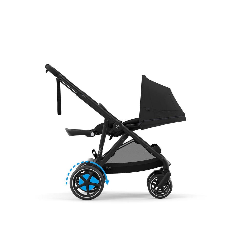 Cybex e-Gazelle S Pushchair 2024  Essentials Bundle - Black | Moon Black