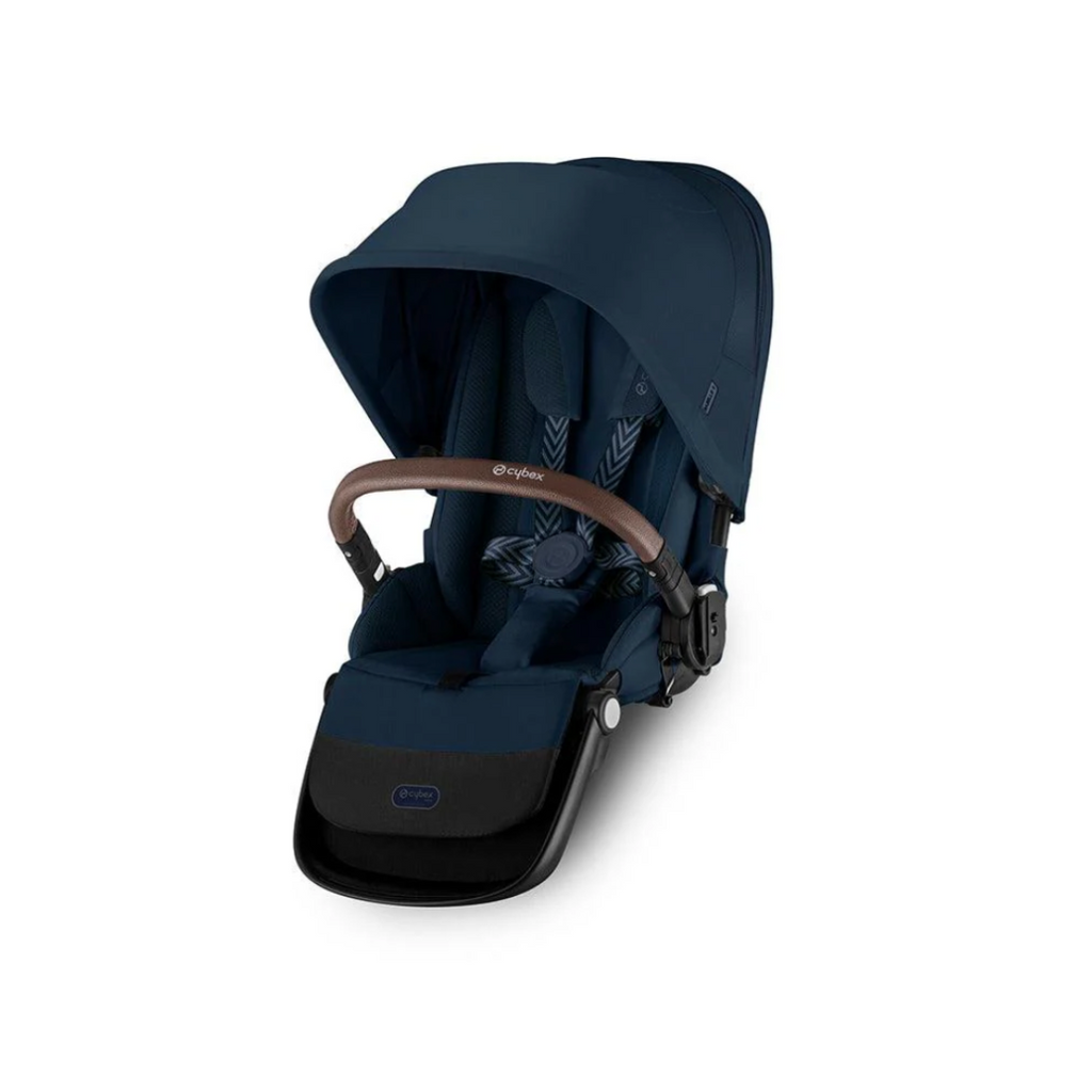 Cybex Gazelle S Double Pushchair (2023) - Ocean Blue - Silver