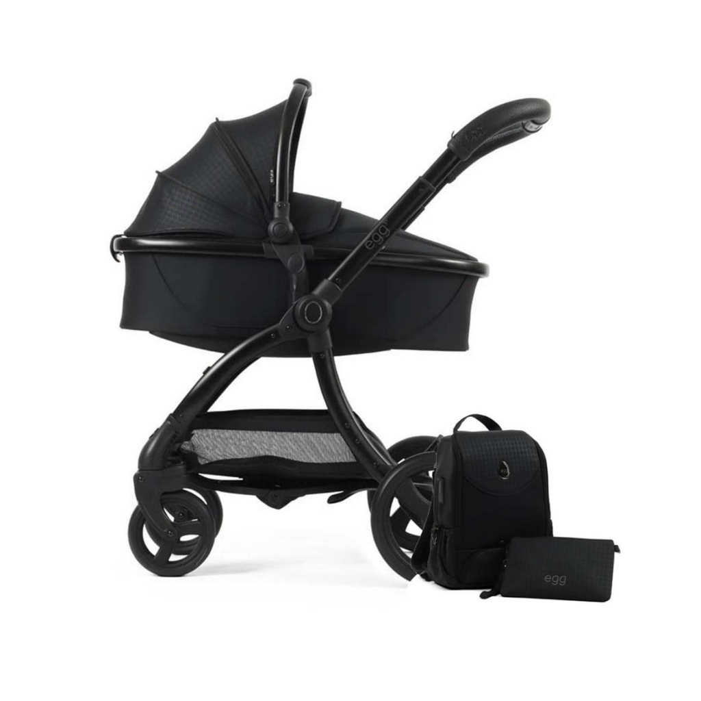 Egg3 Pushchair & Carrycot - Special Edition Houndstooth Black