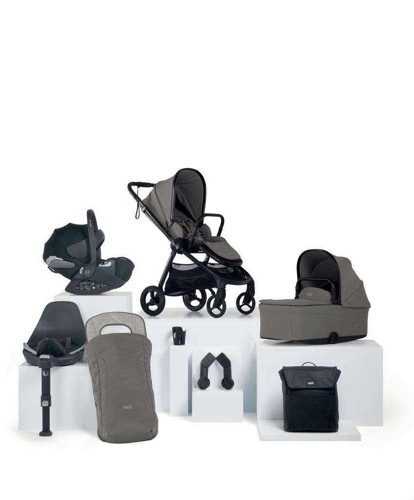 Mamas & Papas Complete Vardo Pushchair & Cloud T Travel System | Storm