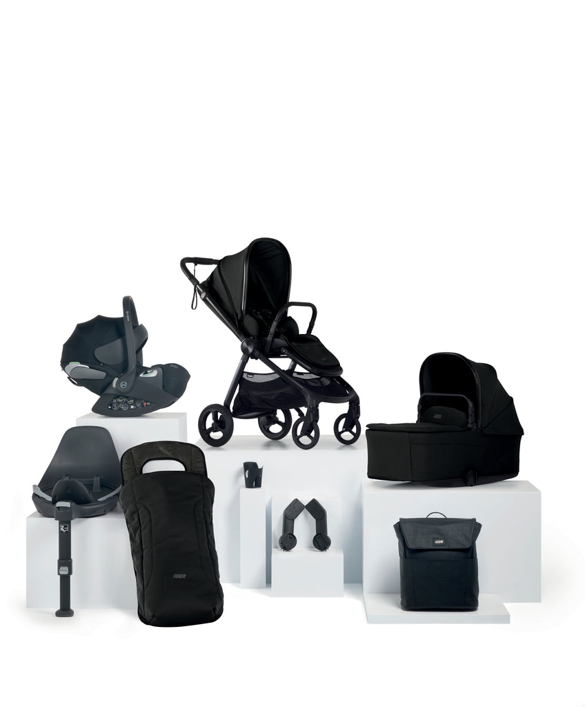 Mamas & Papas Complete Vardo Pushchair & Cloud T Travel System | Noir