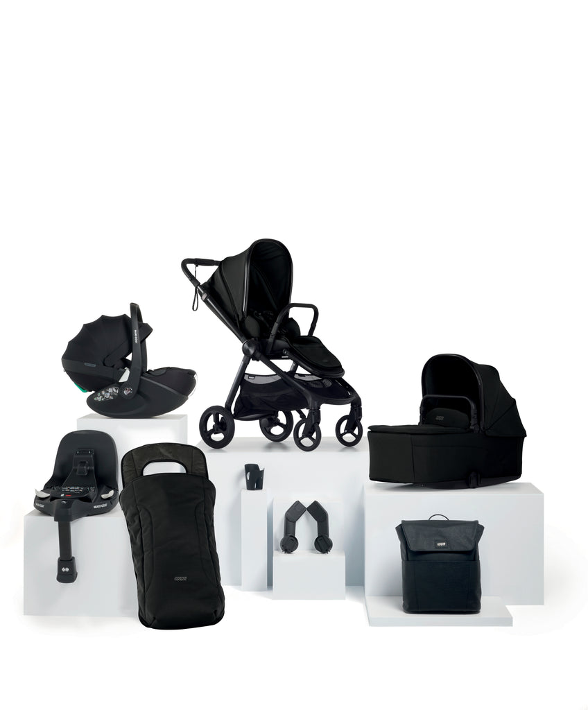 Mamas & Papas Complete Vardo Pushchair & Pebble 360 Pro2 Travel System | Noir