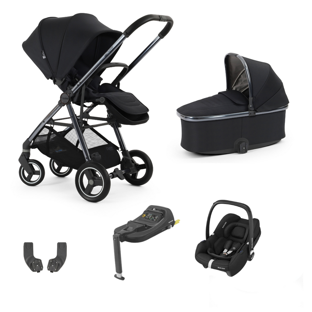 Oyster Gravity+ Stroller 5 Piece Cabriofix Bundle | Carbonite