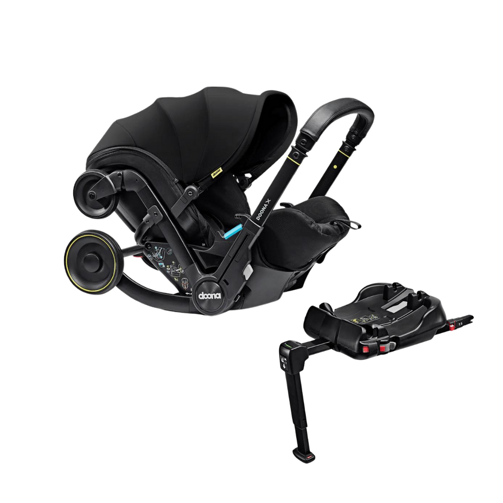 Doona X Car Seat Stroller & isofix Base | Nitro Black