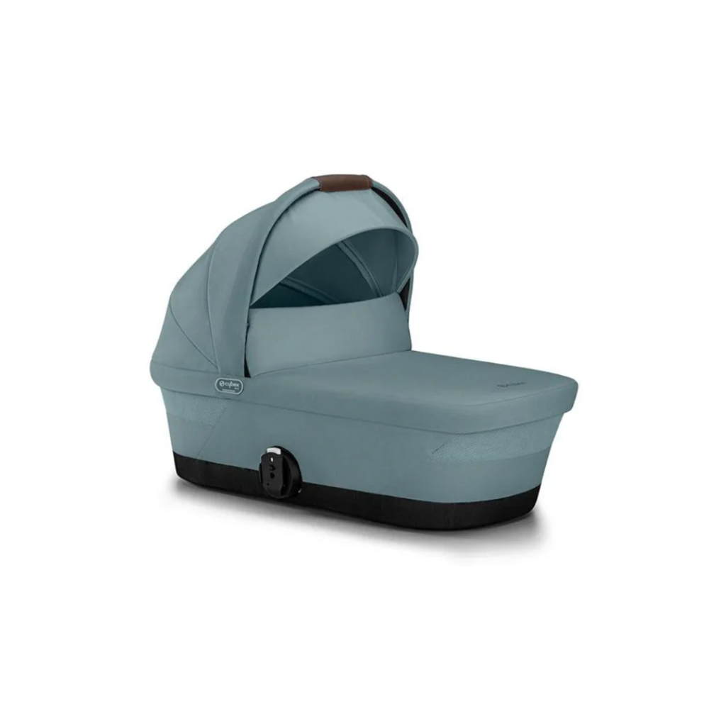 Cybex e-Gazelle S Double Pushchair - Stormy Blue | Sky Blue