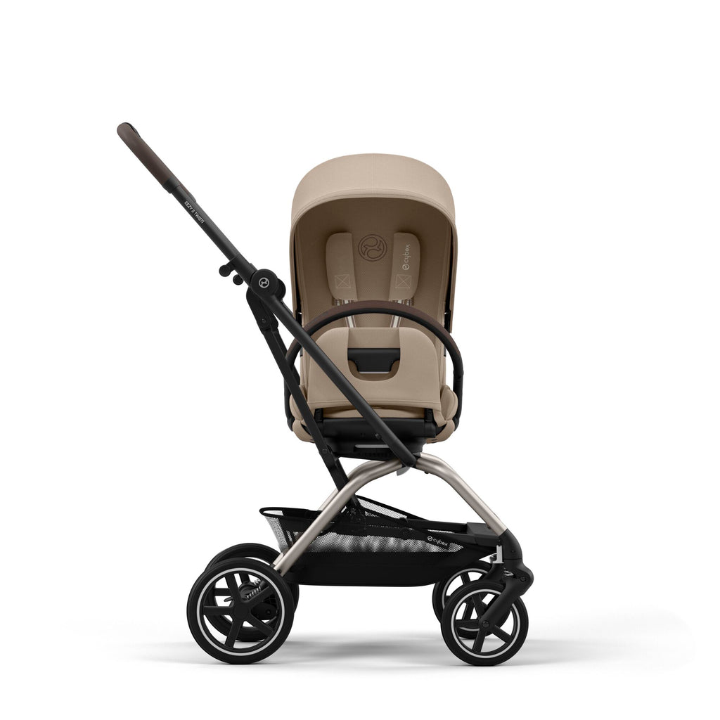 Cybex Eezy S Twist+ 2  Stroller | Almond Beige on Taupe