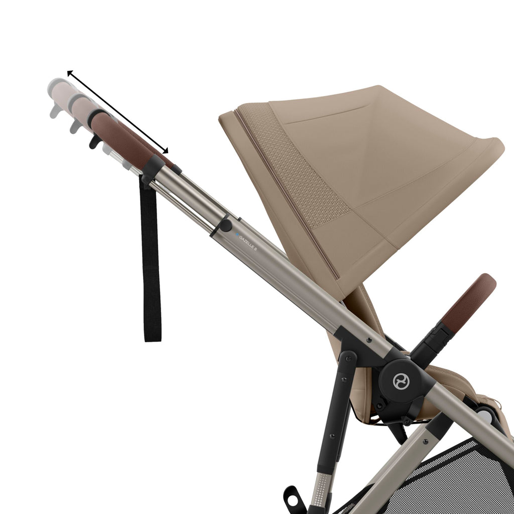 Cybex e-Gazelle S Pushchair Cloud G Luxury Bundle  - Taupe | Almond Beige