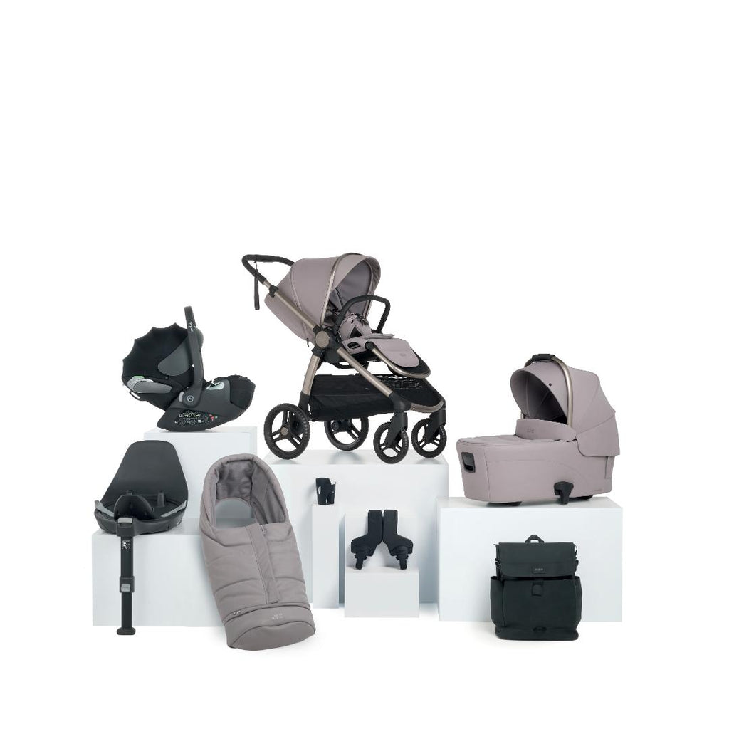Mamas & Papas Ocarro² & Cybex Cloud T Travel System | Moonstone Grey