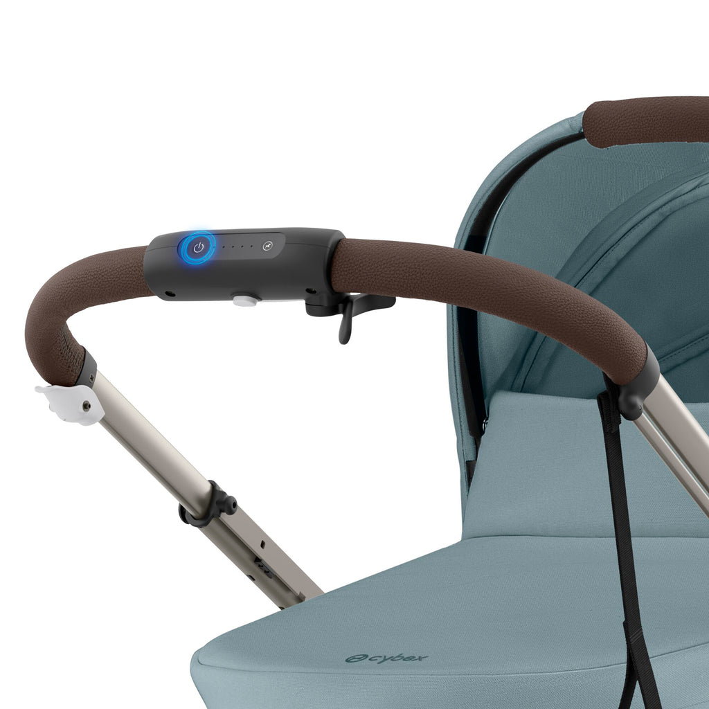 Cybex e-Gazelle S Pushchair 2024 Aton B Bundle - Stormy Blue/ Sky Blue