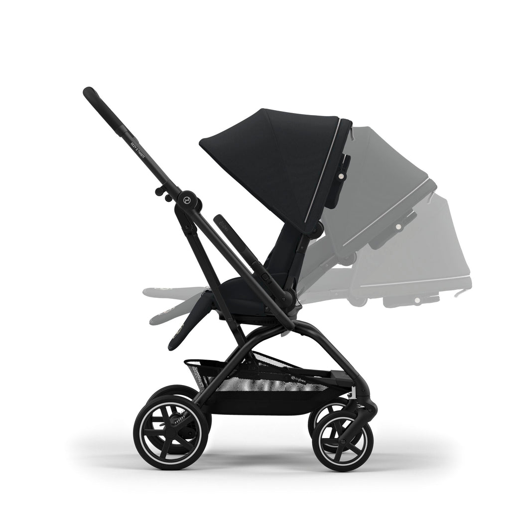 Cybex Eezy S Twist+ 2 Stroller | Magic Black on Black