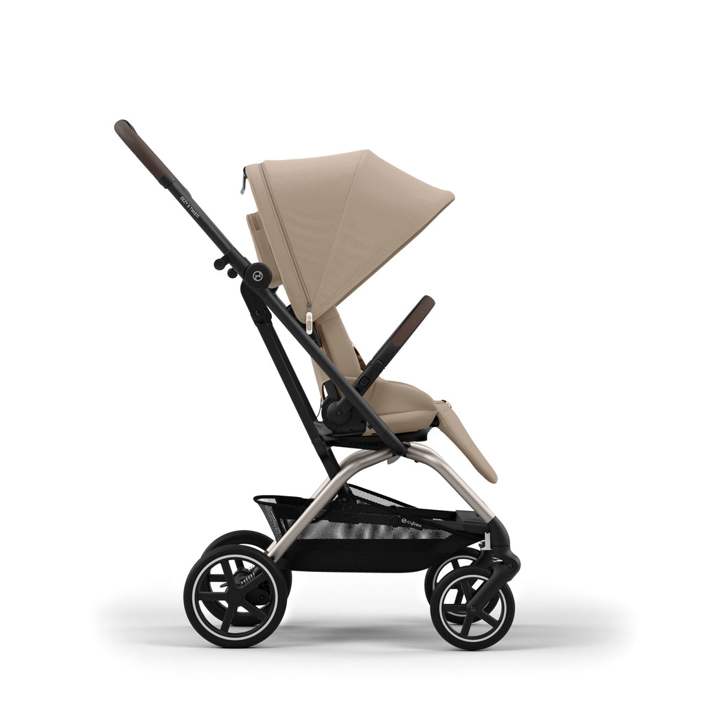 Cybex Eezy S Twist+ 2  Stroller | Almond Beige on Taupe