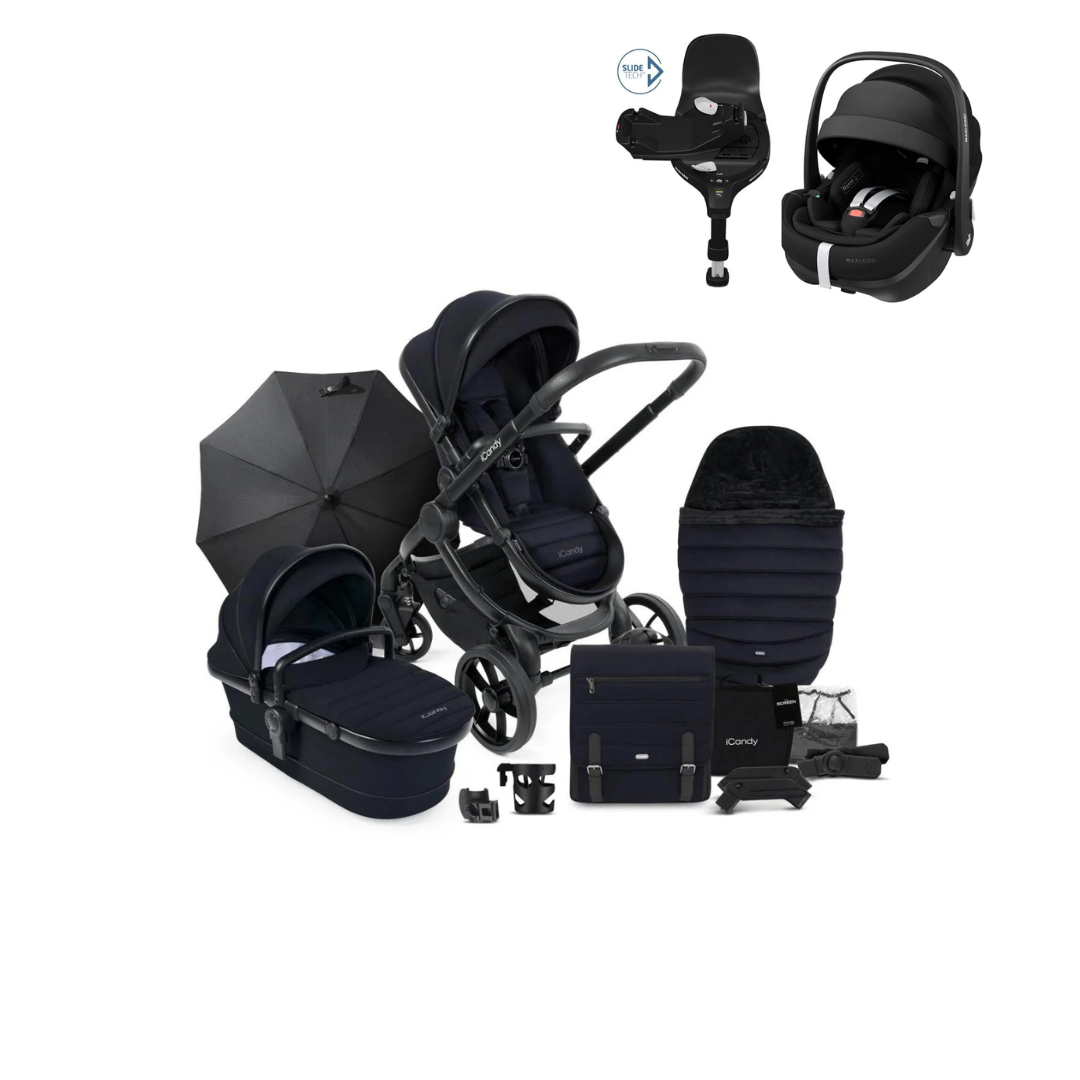 iCandy Peach 7 Pebble 360 Pro2 Complete Bundle Black Edition