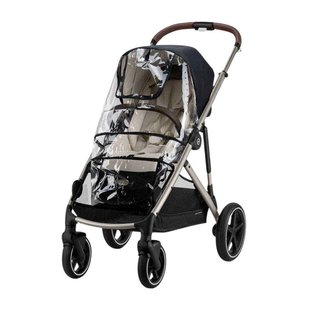 Cybex e-Gazelle S Double Pushchair - Almond Beige | Taupe